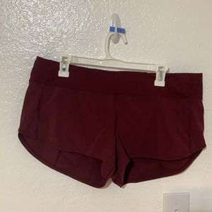 Lululemon speed shorts 2.5 inseam